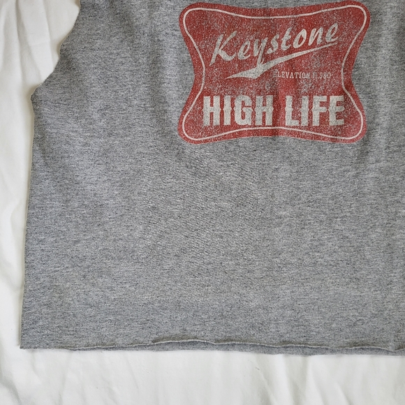 Keystone Lite Crop Muscle Tee Reworked - Picture 7 of 10